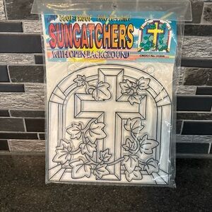 Leaf and Cross Suncatcher Kit